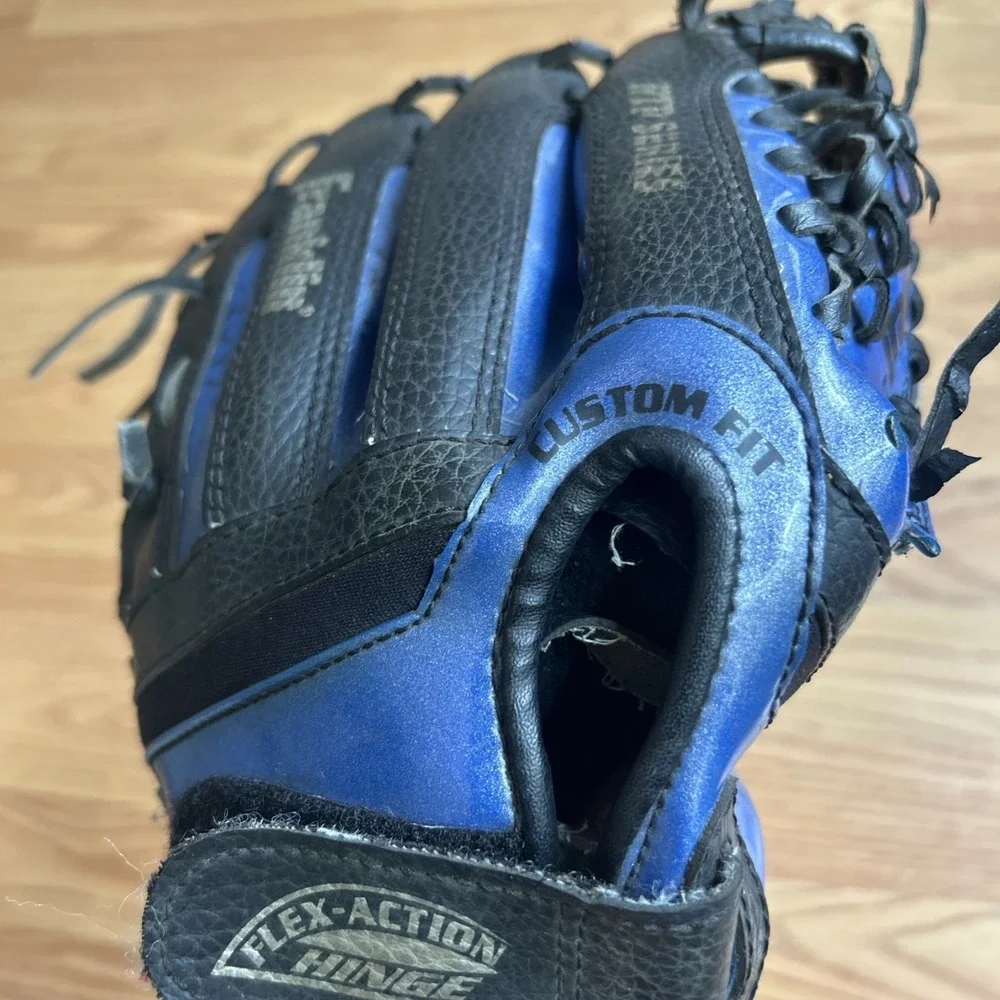 Franklin Custom Fit RTP Series Youth Baseball Glove Mitt Blue Black Size 9.5